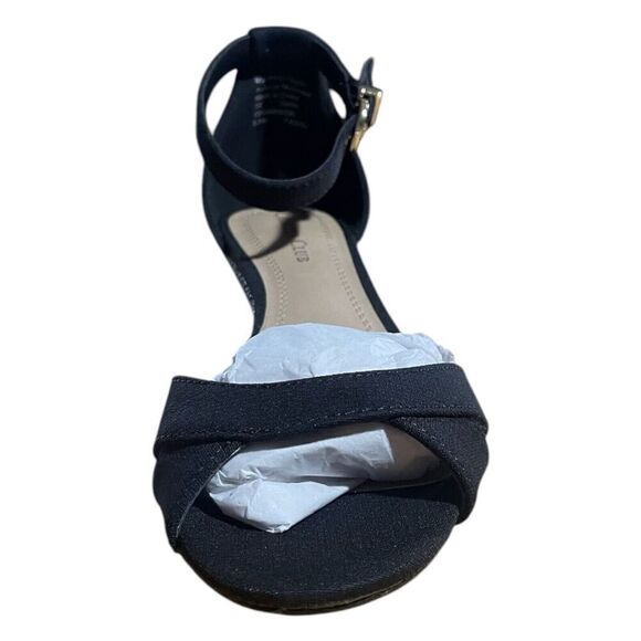 Charter Club Women's Black Gippi Wedge Sandals - Black - 6.5 - Picture 2 of 9